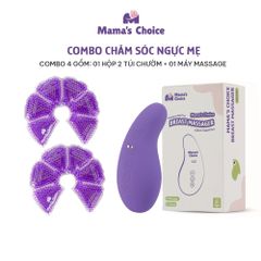 Combo Núm Trợ Ti, Túi Chườm Ngực, Máy Thông Tắc Tia Sữa, Miếng Dán Lạnh Mama's Choice - Combo Chăm Sóc Ngực Mẹ