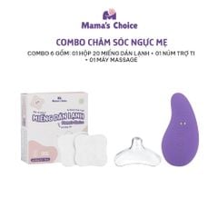 Combo Núm Trợ Ti, Túi Chườm Ngực, Máy Thông Tắc Tia Sữa, Miếng Dán Lạnh Mama's Choice - Combo Chăm Sóc Ngực Mẹ