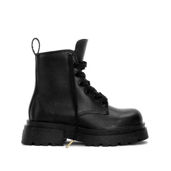  THE CHUNKY WOLF COMBAT BOOT SS24 - BLACK 