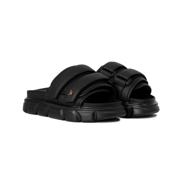  THEWOLF ESSENTIAL STRAP SLIDE SANDAL - BLACK 