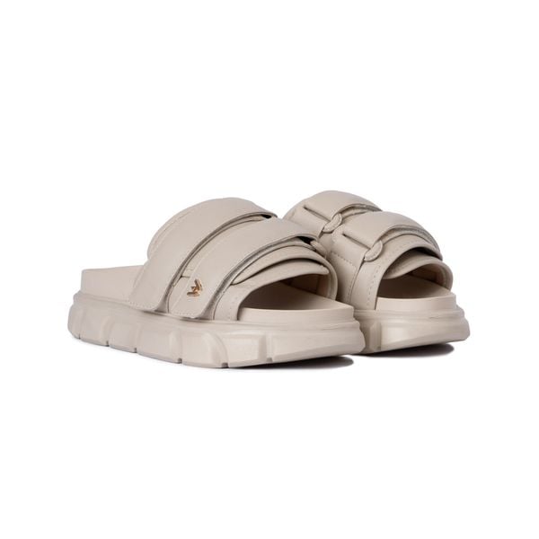  THEWOLF ESSENTIAL STRAP SLIDE SANDAL - BEIGE 