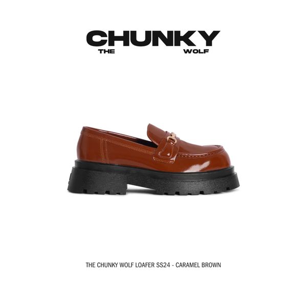  THE CHUNKY WOLF LOAFER SS24 - CARAMEL BROWN 