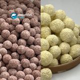  Combo 2 loại vật liệu lọc hồ cá: bi gốm thạch anh - Bi gốm FIR vi sinh cao cấp 