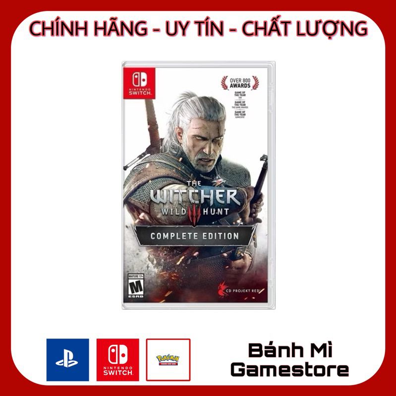 Geralt The Witcher On Nintendo Switch Băng Game Nintendo Switch