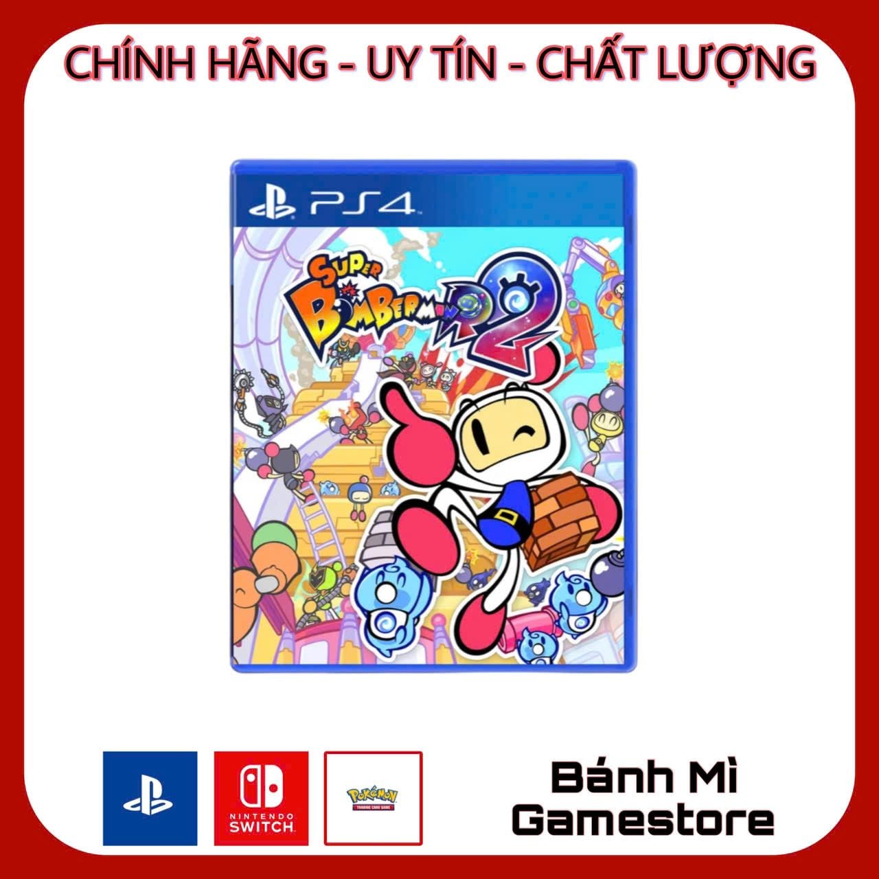Đĩa game PS4 Super Bomberman R2 – Bánh Mì Game Store| Cắn Game Chất ...