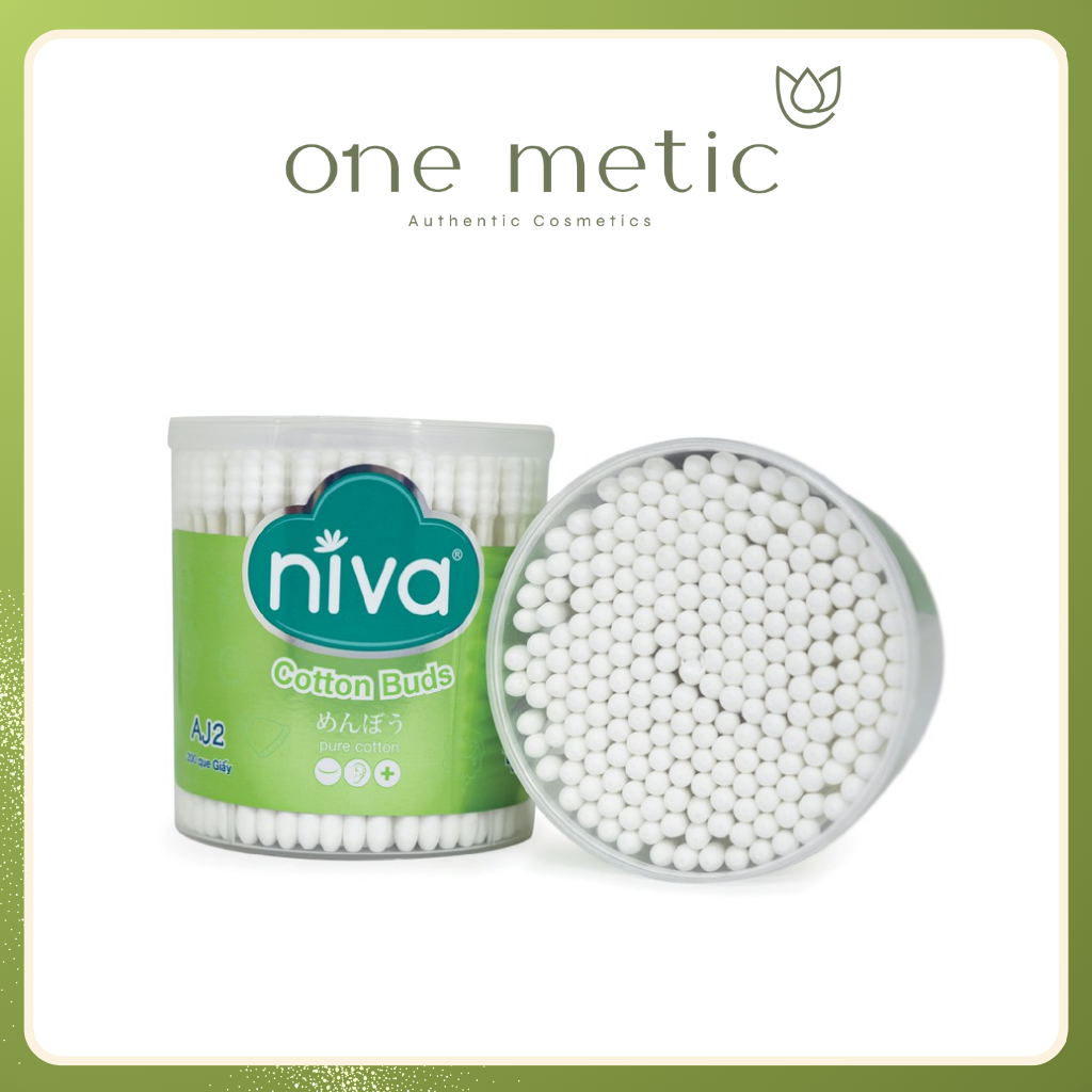 Tăm bông người lớn Niva-hũ 200que