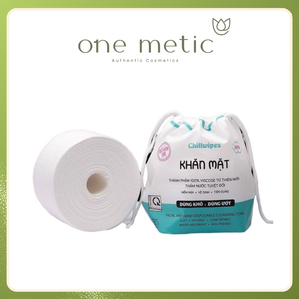 Khăn Mặt Khô Chillwipes - Gói Cuộn 80 Khăn
