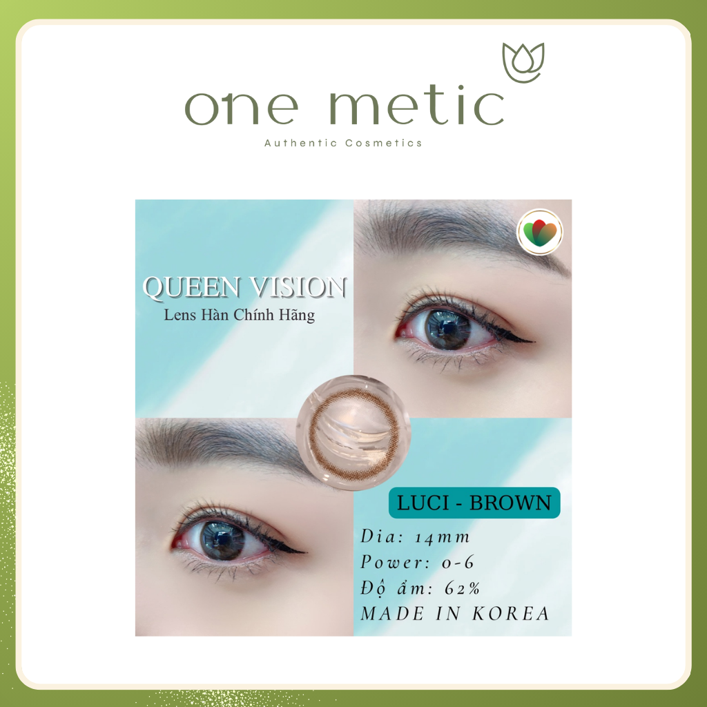 Lens mắt queen vision Luci Brown