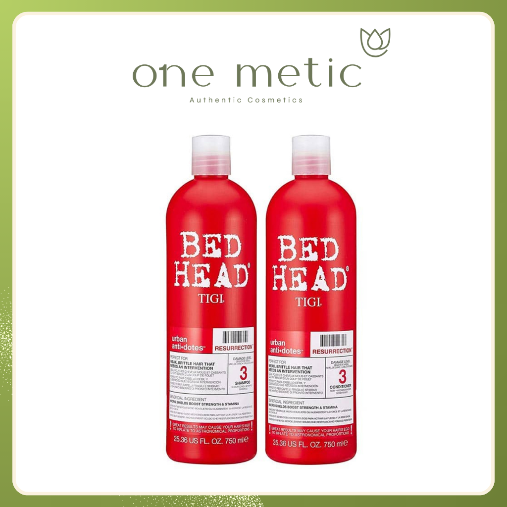 Bộ 2 Chai Dầu Gội Xả Tigi Bed Head Resurrection 750ml
