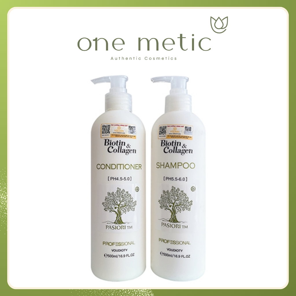 Cặp gội xả Biotin TRẮNG 500mL