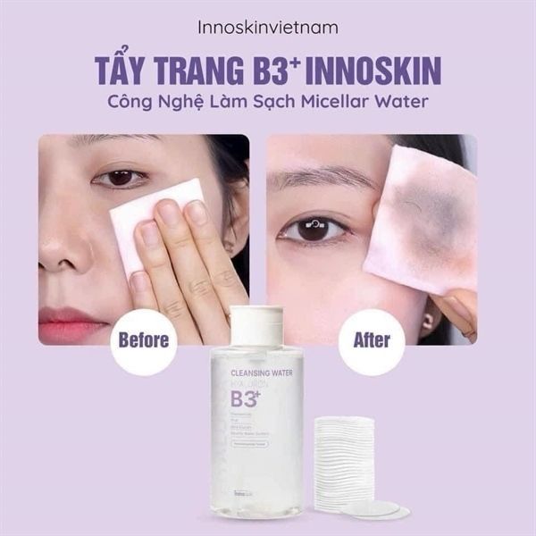 Nước tẩy trang B3 Hyaluron Innoskin 500ml