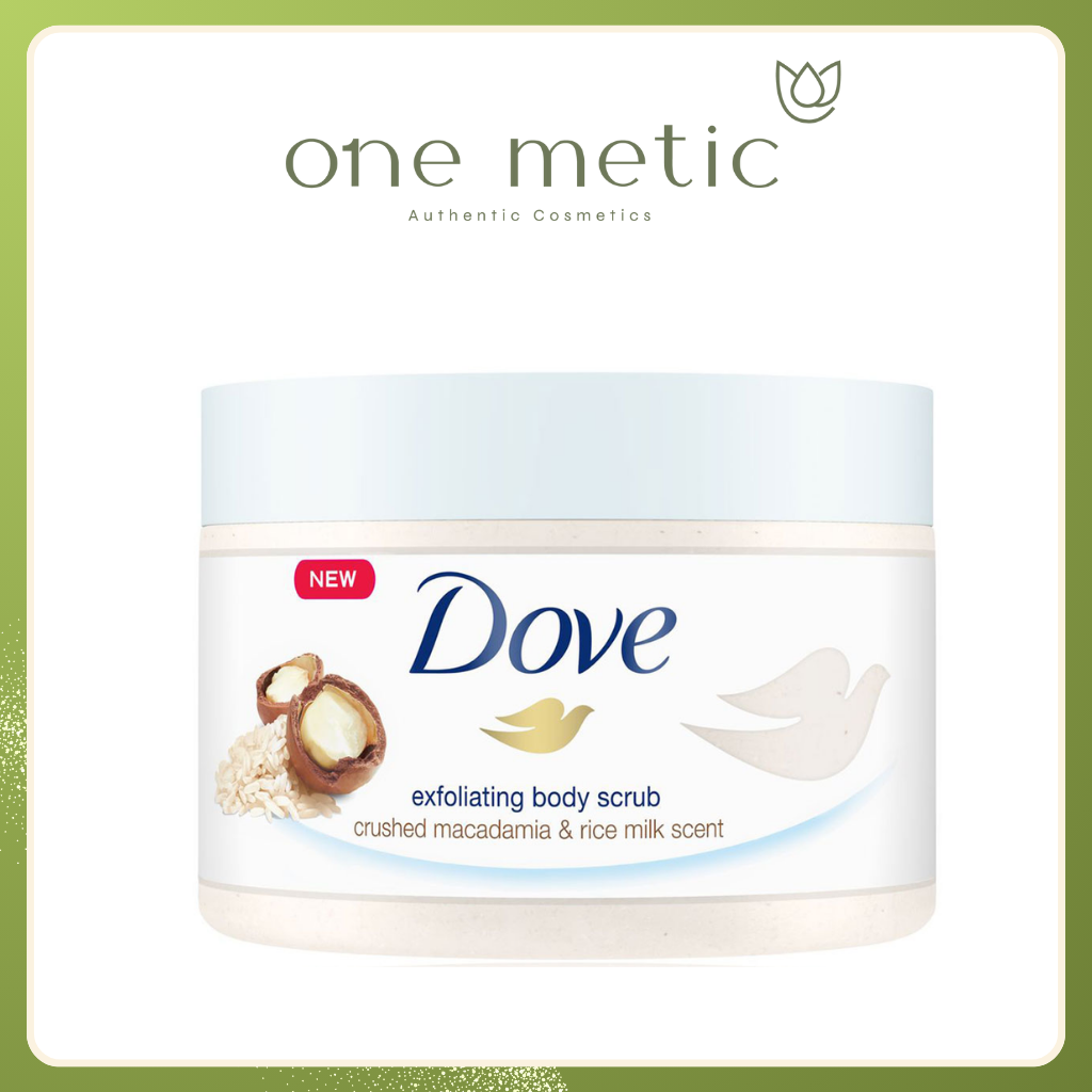 Tẩy da chết Body Dove Macadamia&Reismilch 225ml