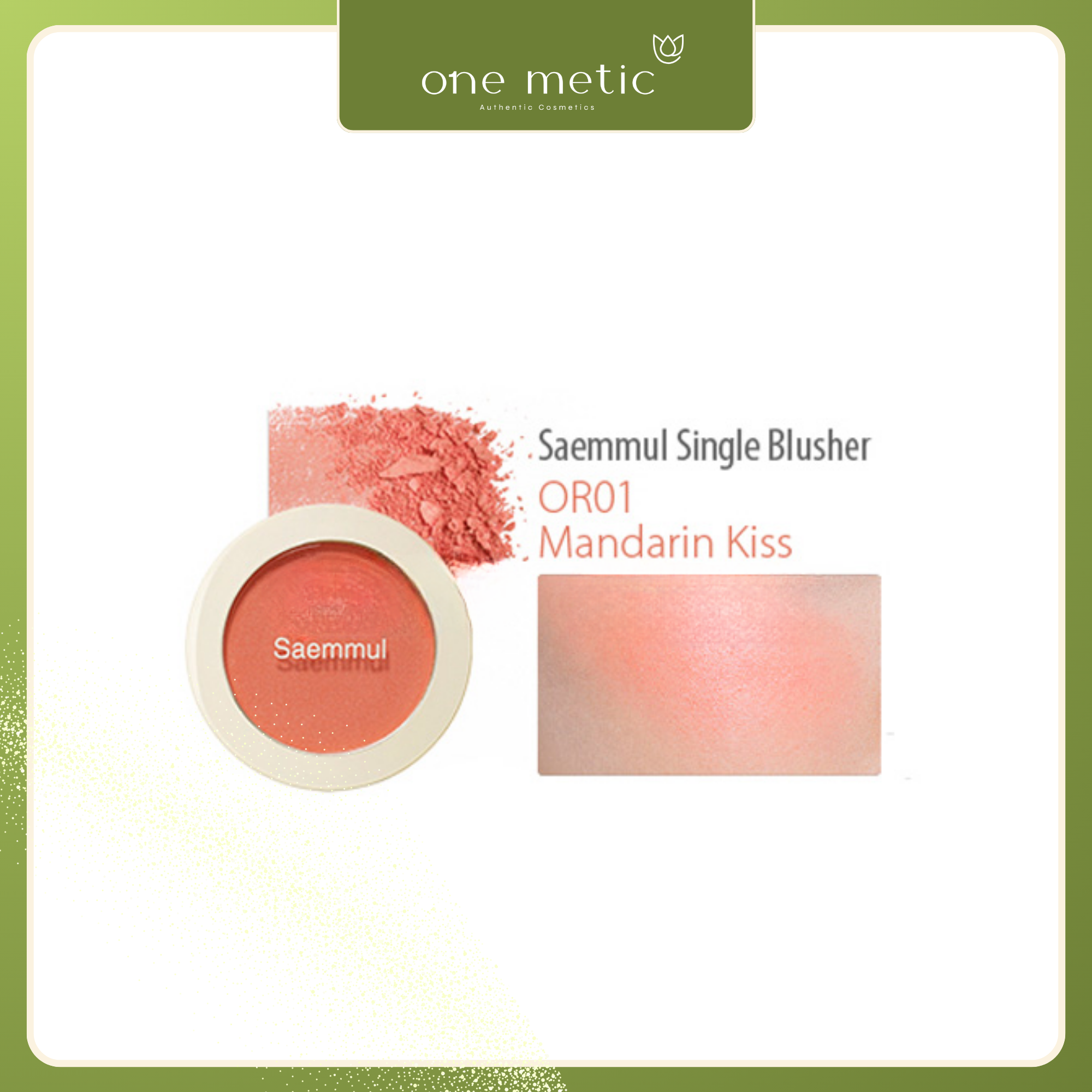 Phấn má The Saem Saemmul OR01