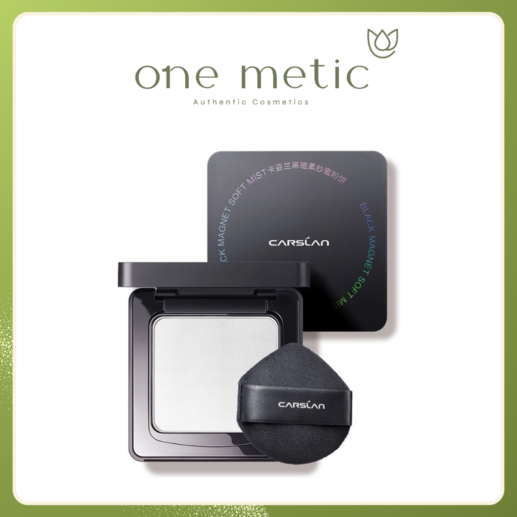 Phấn Phủ Nén Carslan Bản Thường vỏ đen Trong suốt