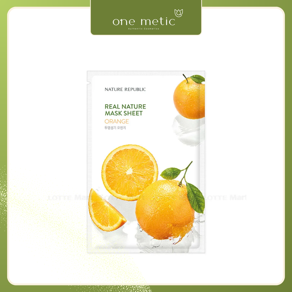 Mặt nạ Nature cấp ẩm , dưỡng trắng - Cam
