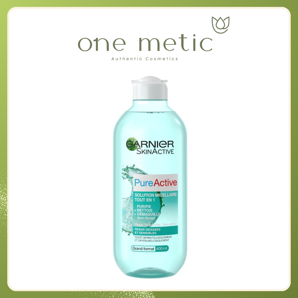 Nước Tẩy trang Garnier Pháp 400ml #Xanh Ngọc da dầu mụn