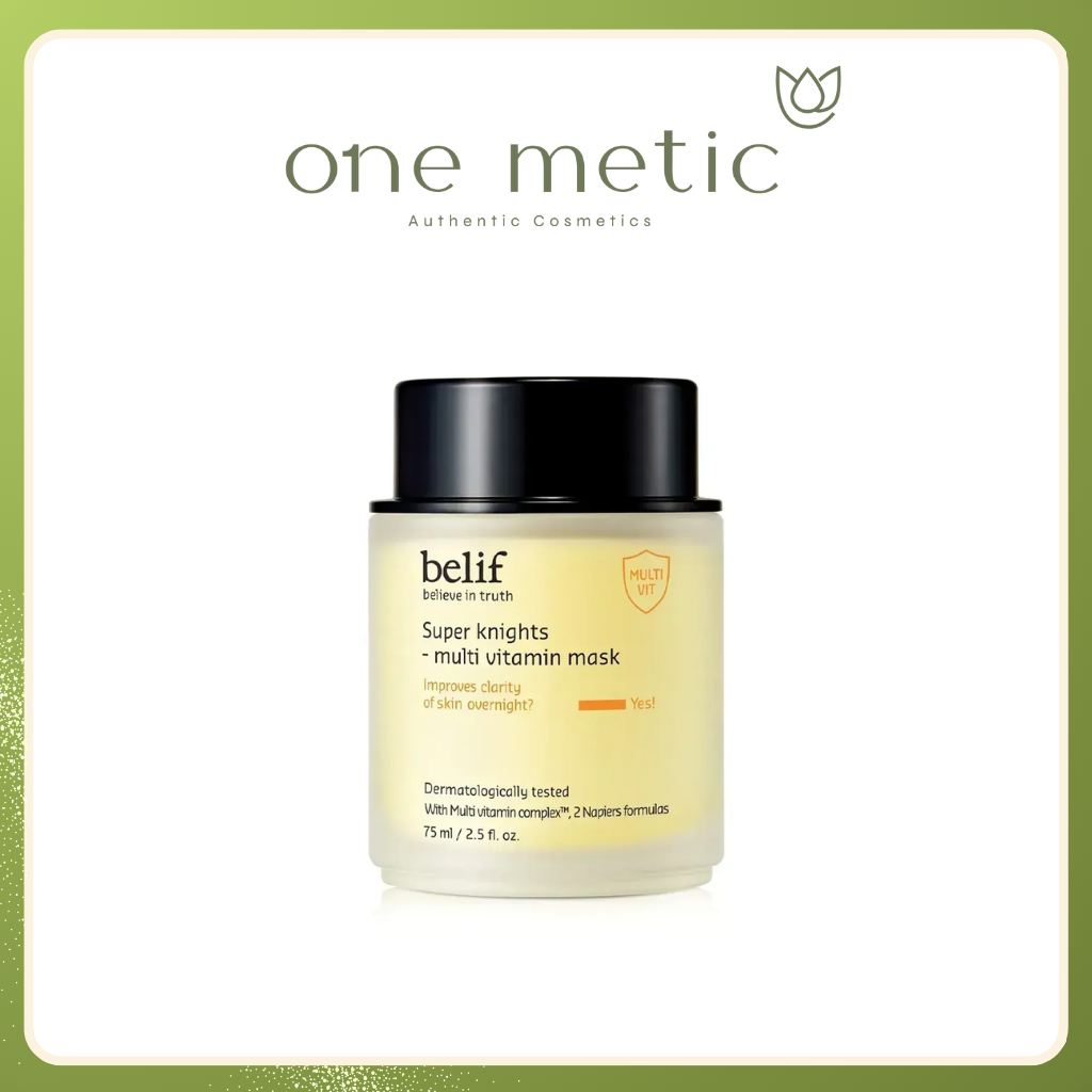 Mặt nạ ngủ dưỡng sáng da Belif Super knights multi vitamin mask 75ml