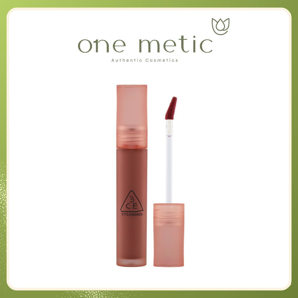 Son kem 3CE Sepia đỏ trầm bóng