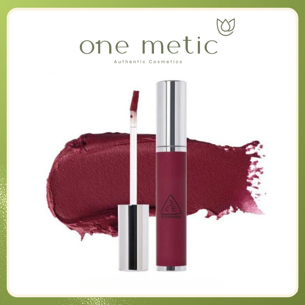 Son Lì 3CE Mịn Môi Plum Pudding - Đỏ Hồng