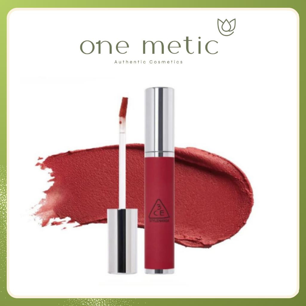 Son Lì 3CE Mịn Môi Whip Red - Đỏ Hồng Đất