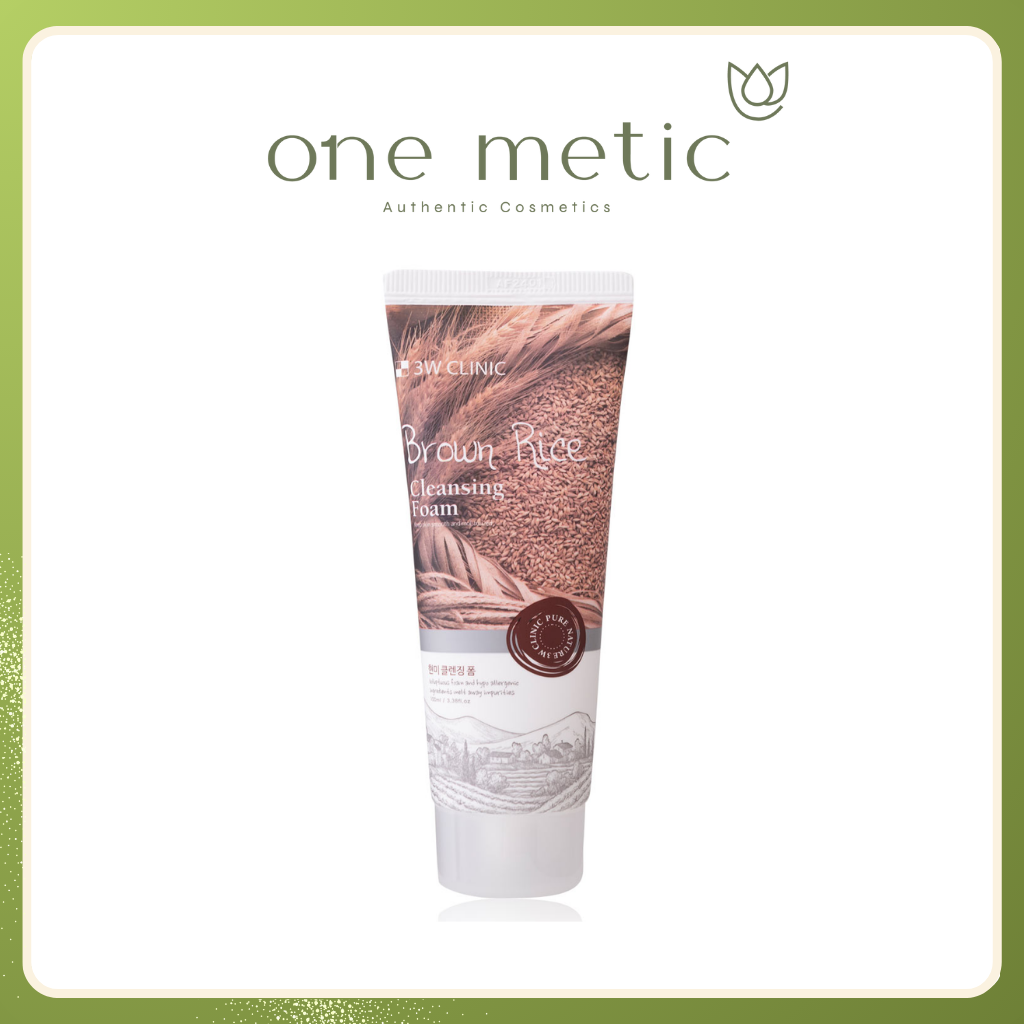 Sữa Rửa Mặt 3W Clinic Gạo Nâu Dưỡng Sáng Da 100g