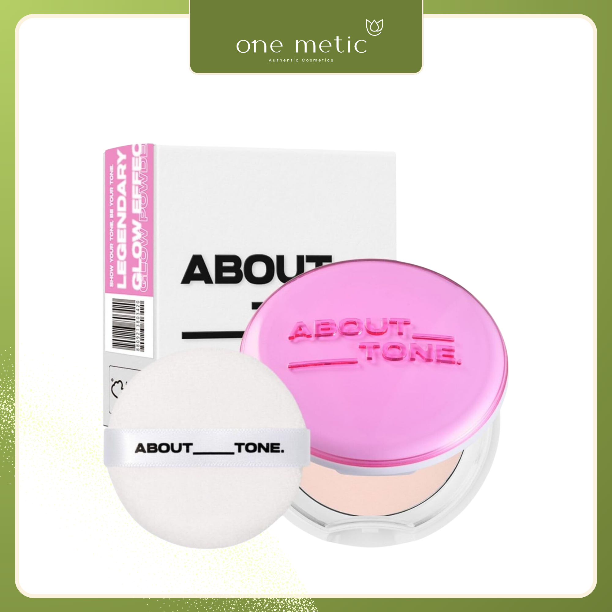 Phấn Phủ Nén Có Nhũ Kiềm Dầu About Tone