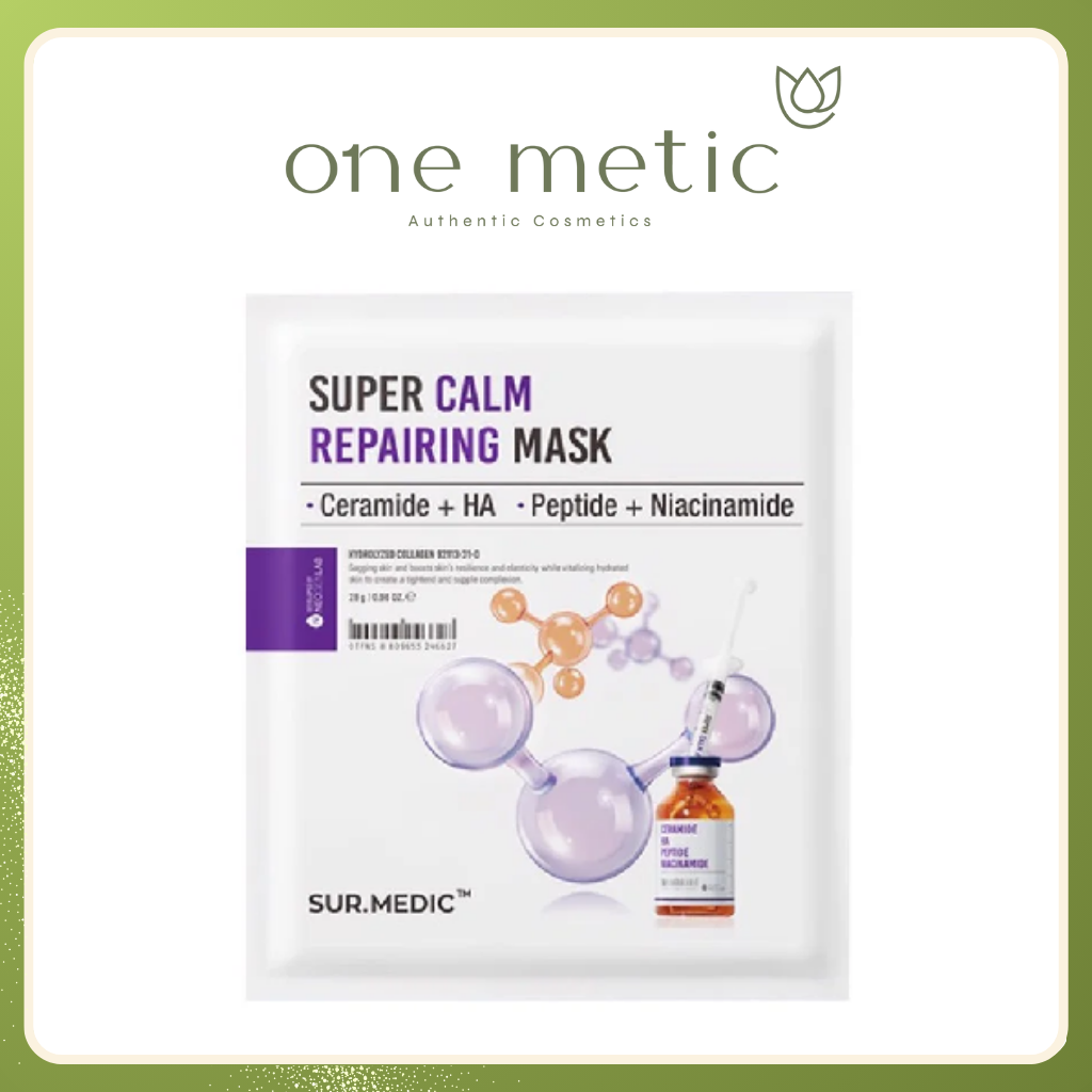 Mặt nạ dưỡng da dành cho da mặt hiệu SUR.MEDIC+/SUR.MEDIC+ SUPER CALM REPAIRING SHEET MASK (28G) (Miếng)
