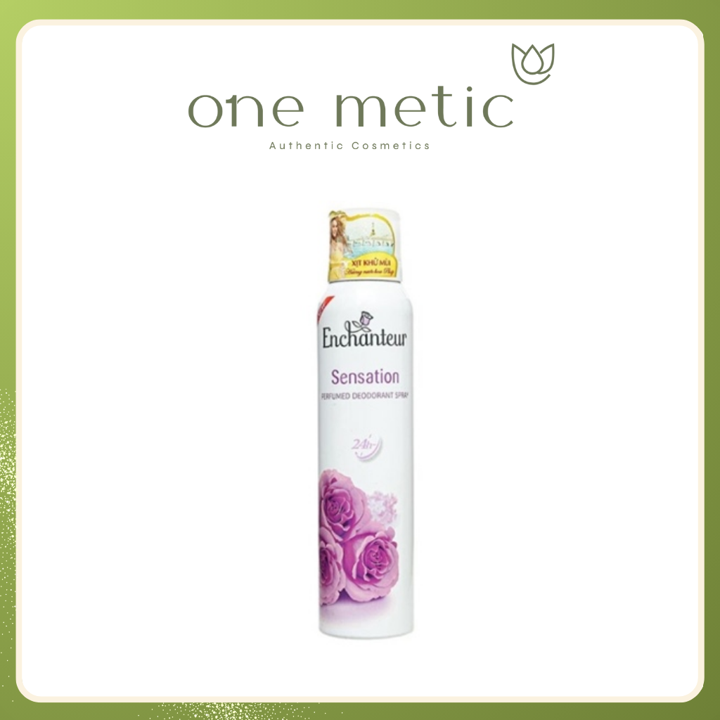 Xịt khử mùi hương nước hoa Enchanteur Sensation 150ml-8992856897984