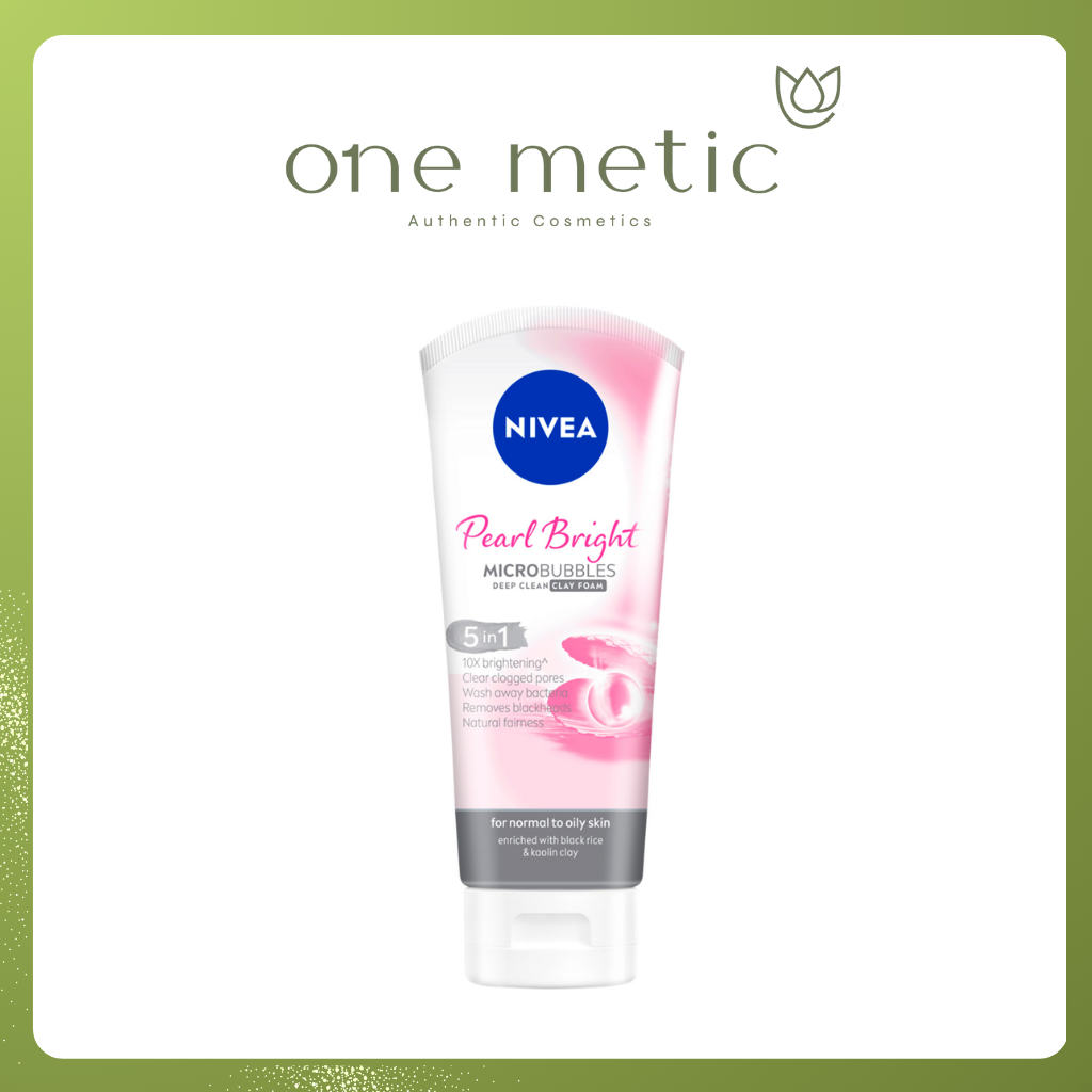Sữa Rửa Mặt Nivea Đất Sét Ngọc Trai Làm Sáng Da 100g