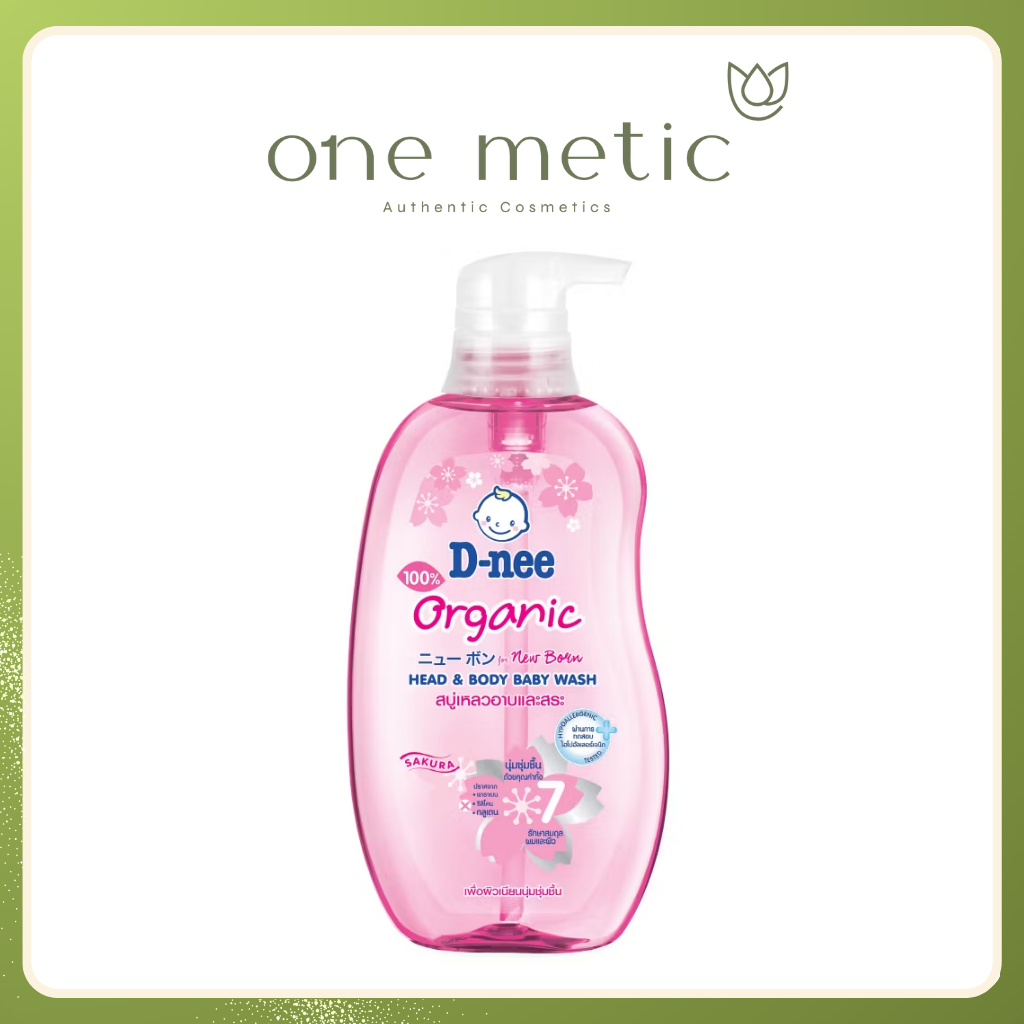 Sữa tắm dnee organic 380ml Hồng