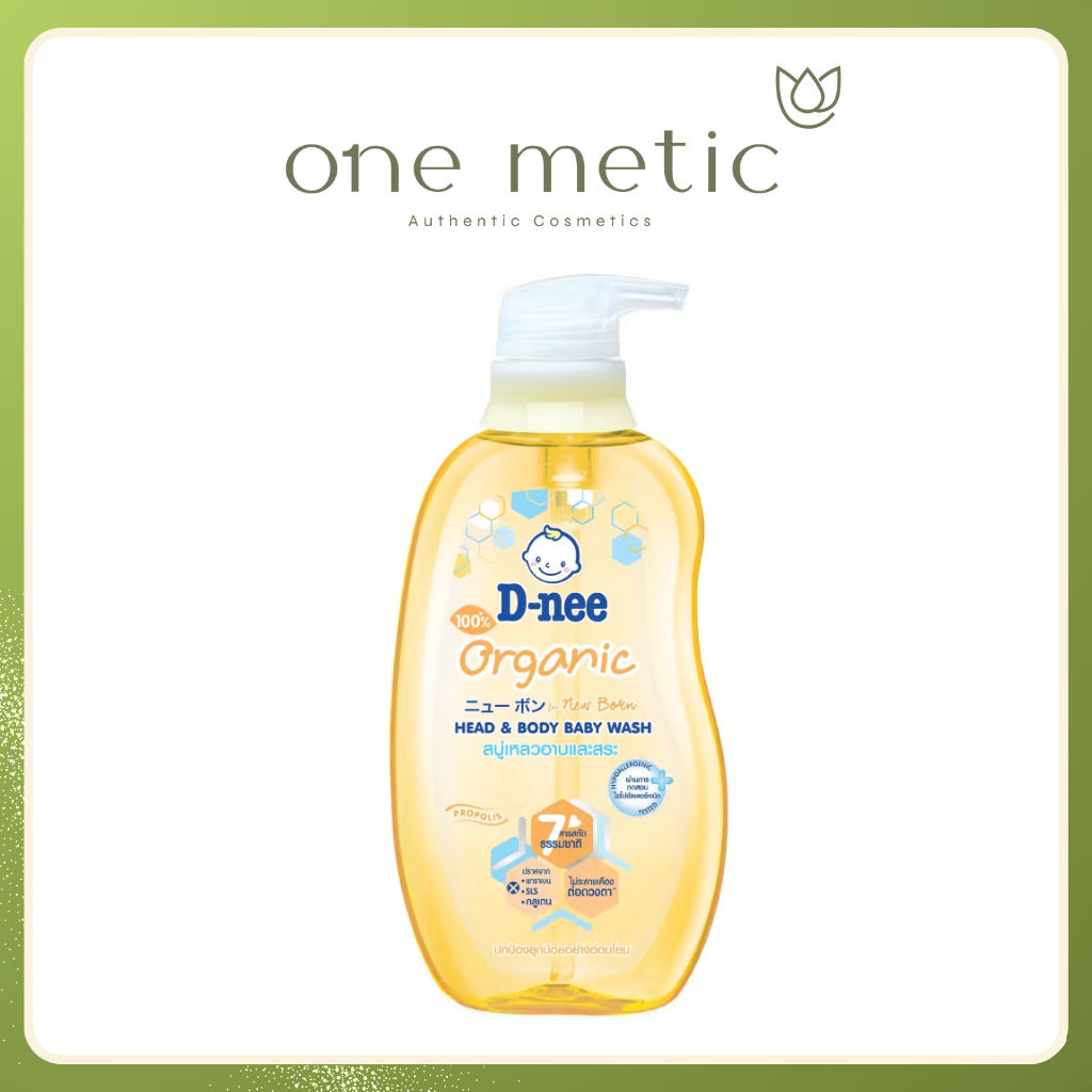 Tắm & Gội D-nee 100% Organic Keo Ong Hữu Cơ 380ml