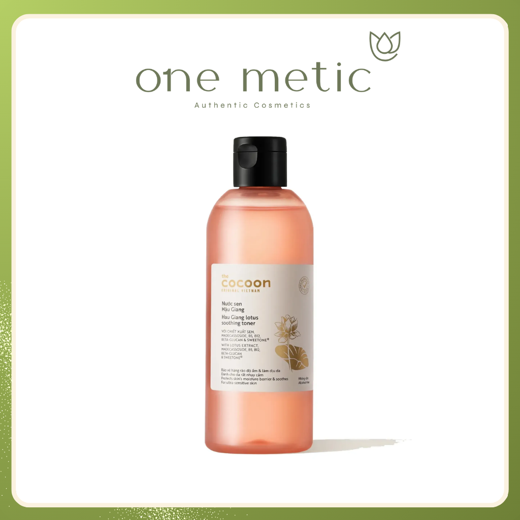 The Cocoon nước sen Hậu Giang 310ml Lotus soothing toner