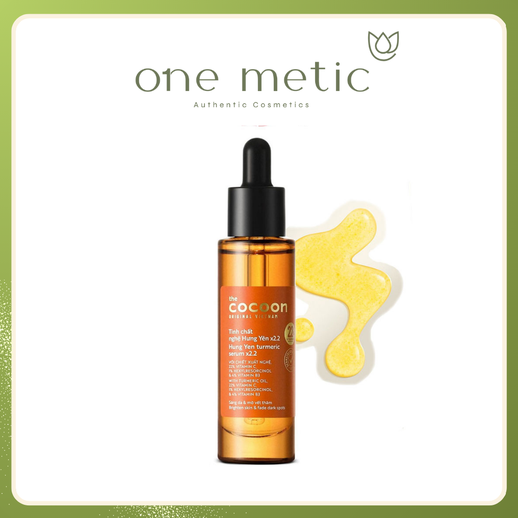 Tinh chất dưỡng sáng, mờ thâm Vitamin C 22% the Cocoon