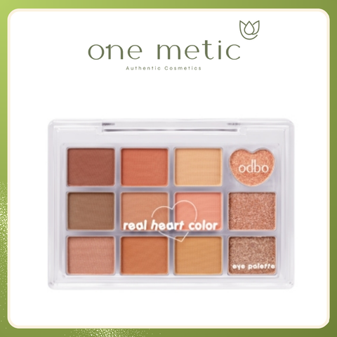 Bảng Màu Mắt 12 Ô Odbo Real Heart Color Eye Palette #02