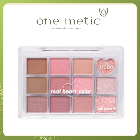 Bảng màu mắt Odbo real heart 12 ô 04