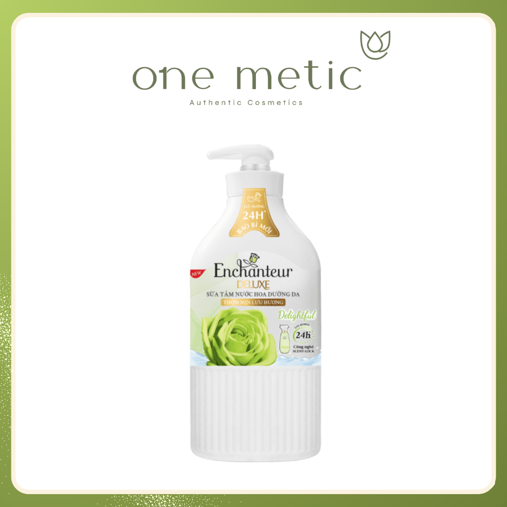 Sữa Tắm enchanteur Nước Hoa Dưỡng Da 650g Xanh Lá