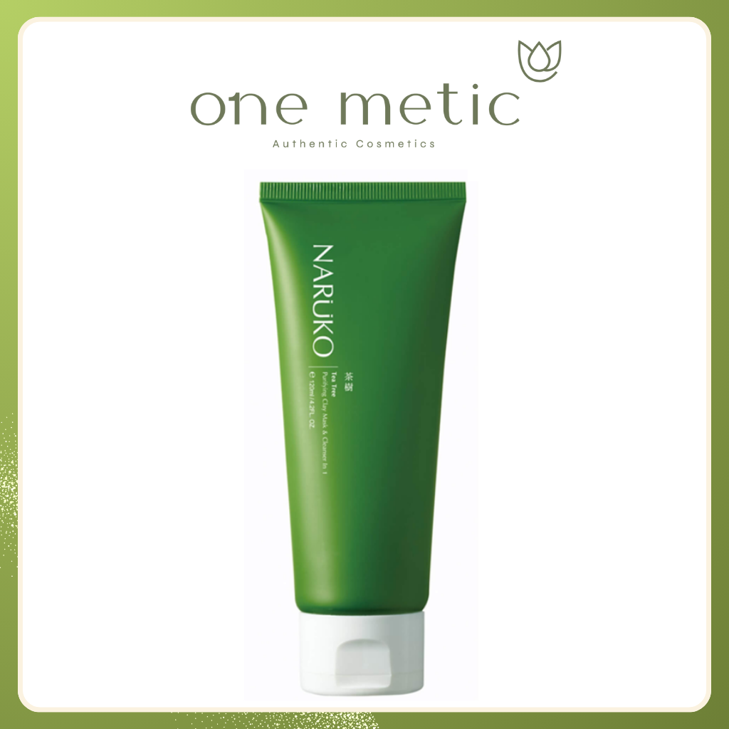 Sữa Rửa Mặt Bùn Trị Mụn Chiết Xuất Tràm Trà Naruko Tea Tree Purifying Clay Mask & Cleanser In 1 120g