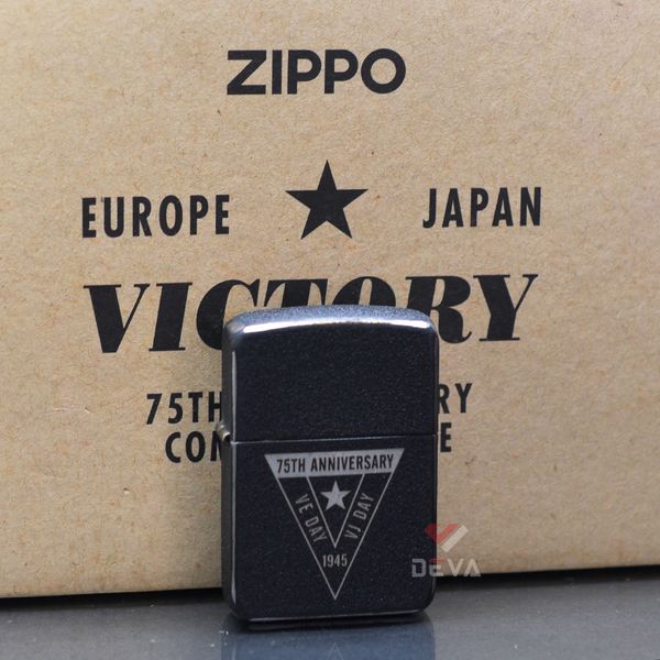 Zippo kỷ niệm 75th Anniversary Europe Japan vỏ thép Z342