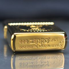 Zippo Armor Kỷ Niệm Ngày Sinh Nhà Sáng Lập Zippo Gold Plate Founder's Day Z16 Collectible