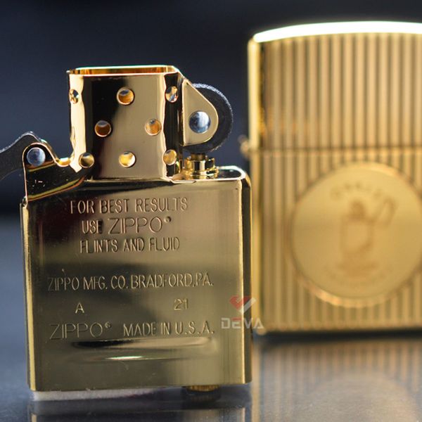 Zippo Armor Kỷ Niệm Ngày Sinh Nhà Sáng Lập Zippo Gold Plate Founder's Day Z16 Collectible