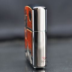 Zippo Armor Ốp Gỗ Chủ Đề Chó Sói Hú Trăng Bản Giới Hạn ZN347