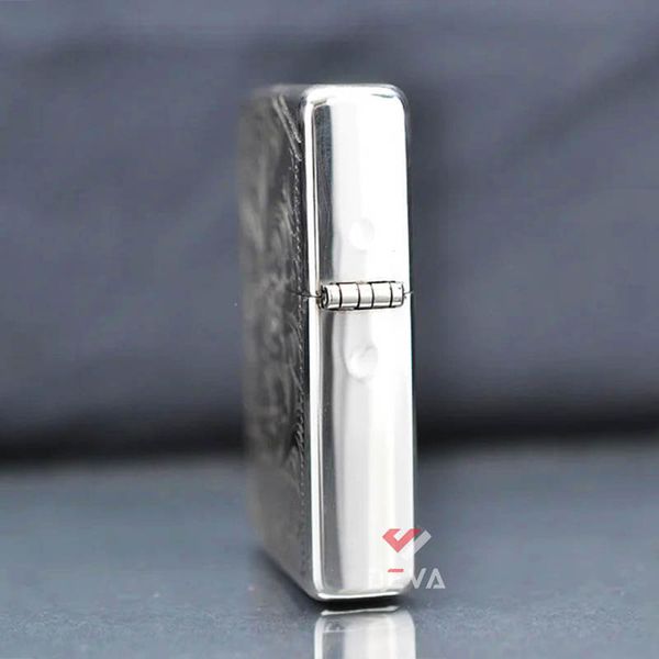 Bạc khối chặt góc khắc hoa văn Marlboro BK60