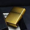 Zippo Mạ Satin Vàng Regular Street Chrome ZT08