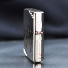 Zippo Bạc Khối Chặt Góc Hình Hổ Chúa Sơn Lâm BK76