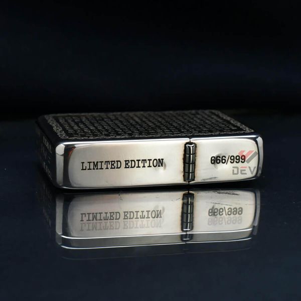 Zippo Bạc Khối Tái Bản 1941 Khắc Đức Phật A Di Đà BK85