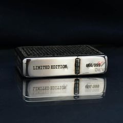 Zippo Bạc Khối Tái Bản 1941 Khắc Đức Phật A Di Đà BK85