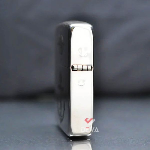 Zippo Bạc Khối Tái Bản 1941 Khắc Hình Thuyền Buồm BK55