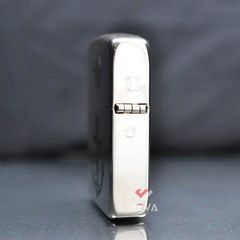 Zippo Bạc Khối Tái Bản 1941 Khắc Hình Thuyền Buồm BK55