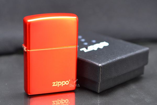 Zippo Mỹ chính hãng sơn tĩnh điện màu đỏ Anodized Red ZT16