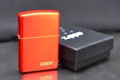 Zippo Mỹ chính hãng sơn tĩnh điện màu đỏ Anodized Red ZT16